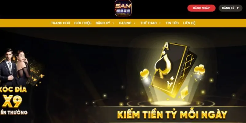 Vào nền tảng SANCLUB